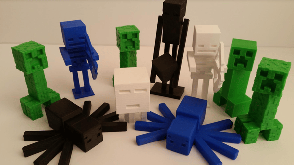 Picture for: 3D Printing: Minecraft-Inspired