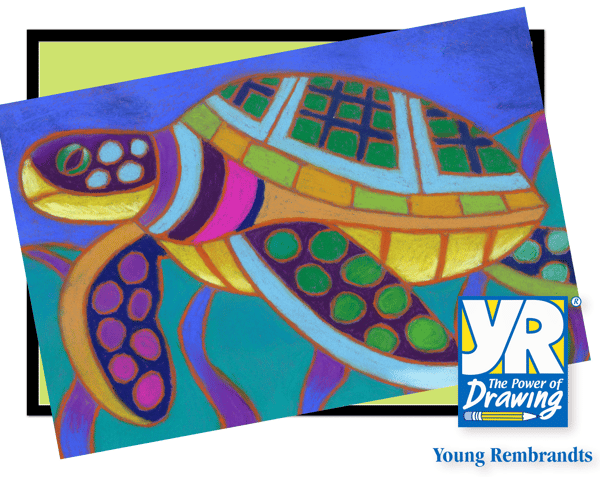 Course Ocean Life Pastel Drawing image 1