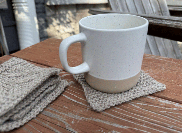 Course Zero to Knitting in 4 Mug Rugs image 2