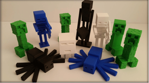 Picture for 3D Printing: Minecraft-Inspired