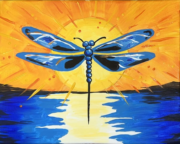 Picture for: Dragonfly at Sunset