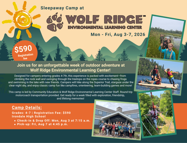 Image for Sleepaway Camp at Wolf Ridge - Join the waiting list!!