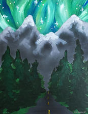 acrylic painting, NewSpring2017, South Community Education