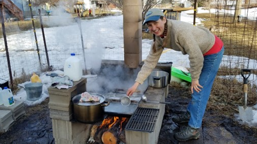 Course Backyard Maple Syruping: Evaporator Visit (Southwest) image 2