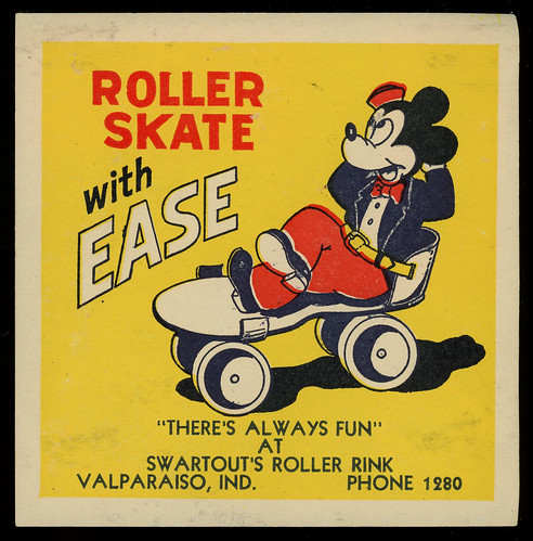 Swartout's Roller Rink, circa 1940s - Valparaiso, Indiana