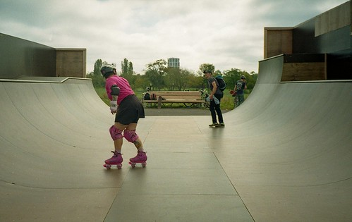 the skate bowl in Tempelhof