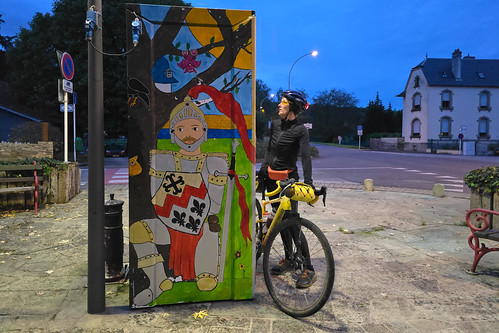 Knight time for a bike ride