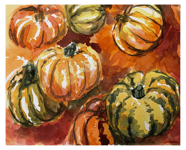 Course Watercolor: Autumn Greeting Cards (ONLINE) image 2