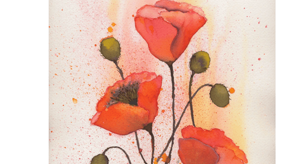 Picture for Watercolor Poppies (South)