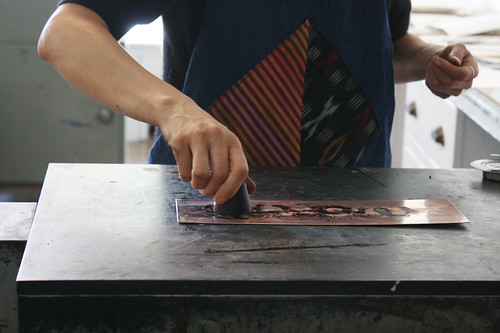 Paloma Barhaugh-Bordas in the Studio