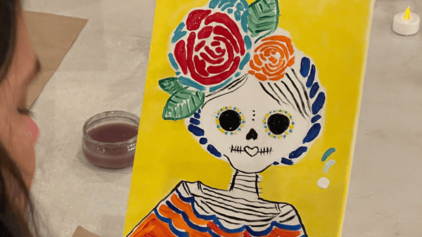 Picture for: Sip & Paint: Day of The Dead Skulls at La Doña Cervecería