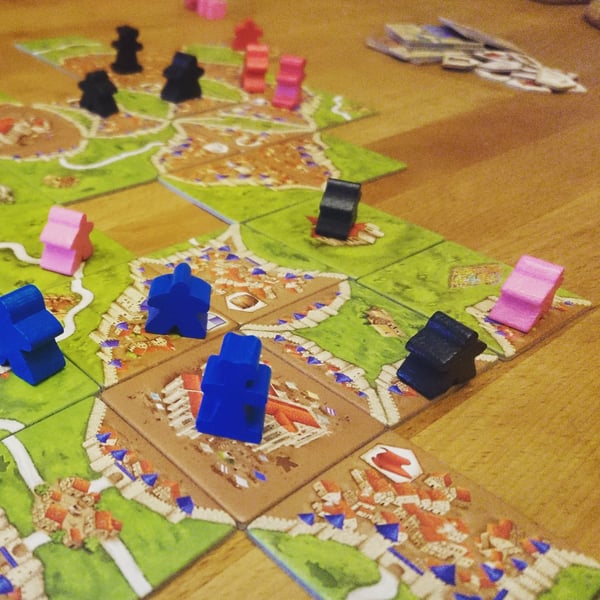 Played Carcassonne.