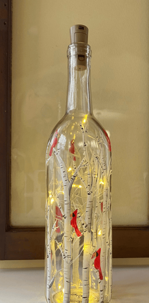 Picture for: Art Meet Up: Klimt: Lighted Birch Tree Bottles (55+)