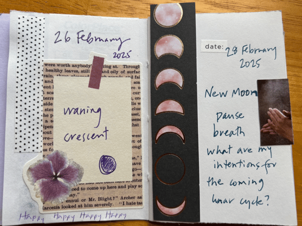 Course Journaling with the Moon (Lake Harriet Upper) image 1