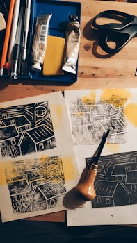 Picture for Hard Lines: Linocut Printing (Ella Baker)