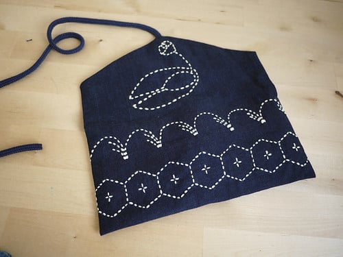 sashiko pouch