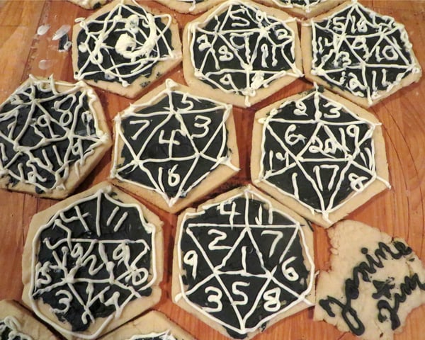 D20 Cookies