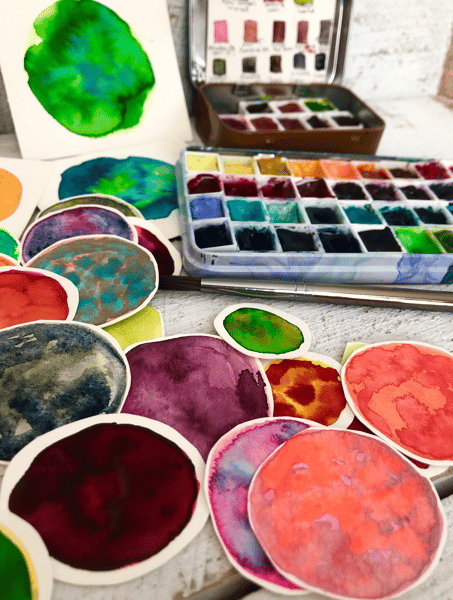 Picture for: Relaxing Watercolor Circles