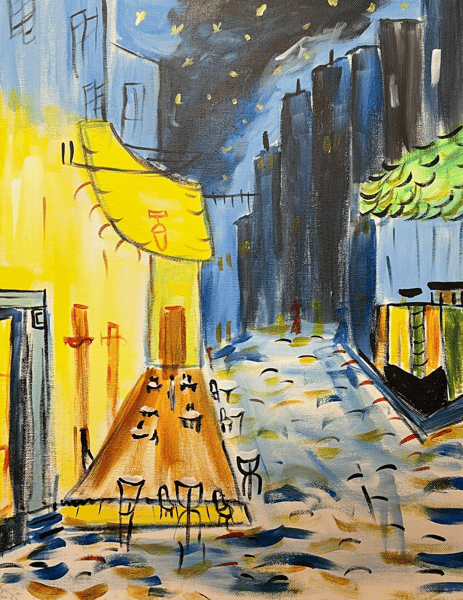 Picture for: Paint Like Van Gogh: Cafe Terrace at Night