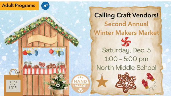 Image for Vendor Registration - Hopkins Community Education Winter Makers Market