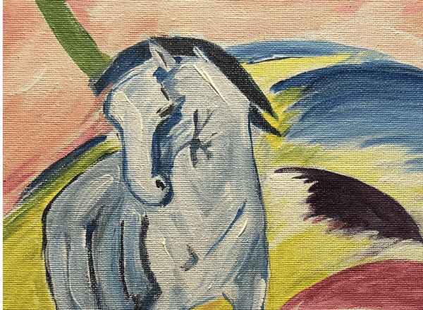 Picture for Paint Like Franz Marc: Blue Horse