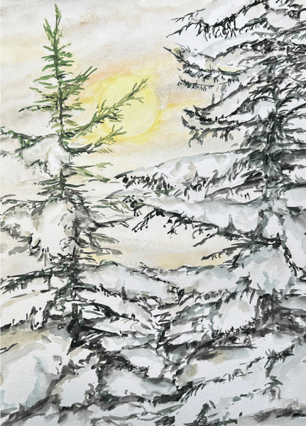Picture for Watercolor Painting