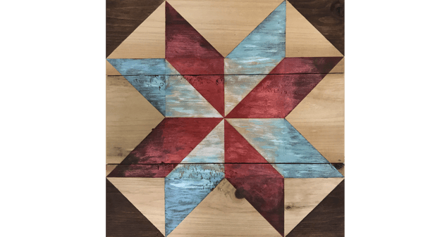 Course Barn Quilt Painting image 2