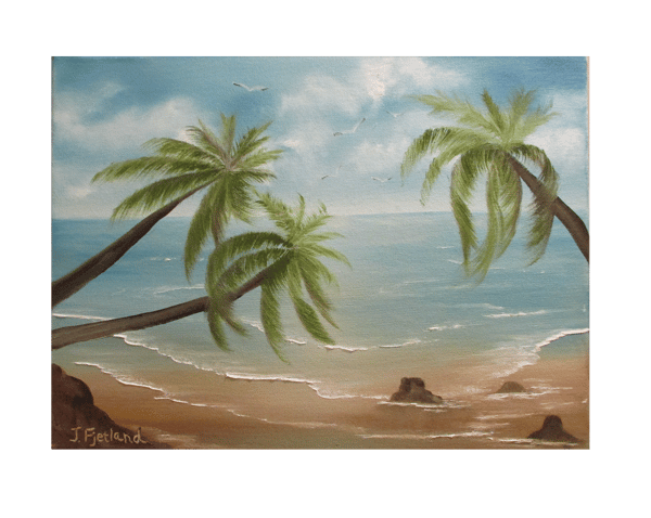 Picture for: Bob Ross Painting Class with Julie - Palm Breeze