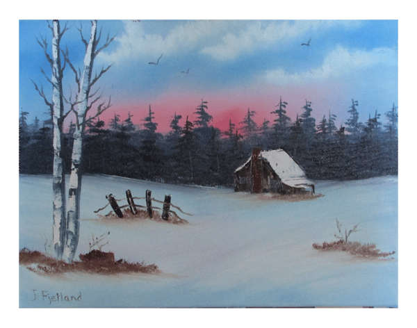 Picture for: Bob Ross Painting Class with Julie - Winter Serenity