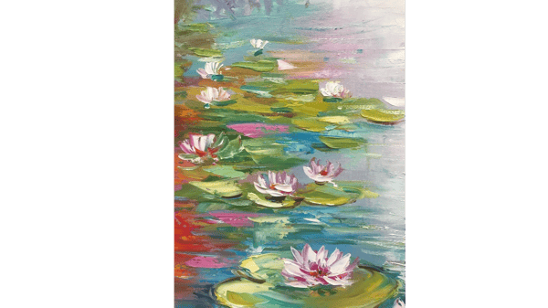 Picture for: Claude Monet's Water Lilies Acrylic Painting