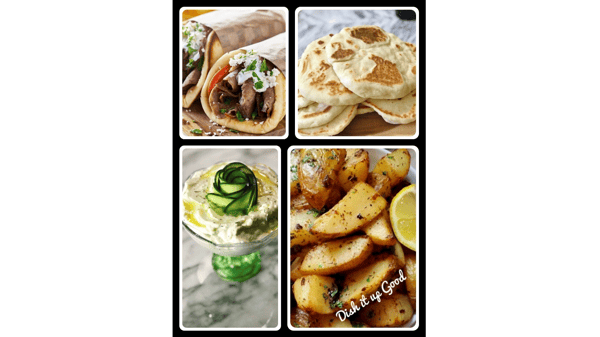 Picture for Online: Mediterranean Chicken Gyro Meal