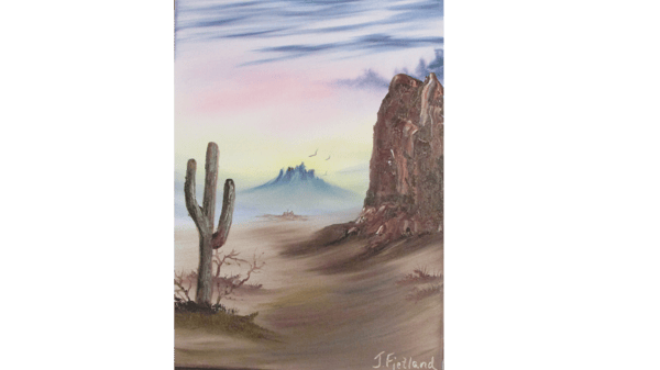Picture for: Paint Like Bob Ross: Desert Scene with Julie