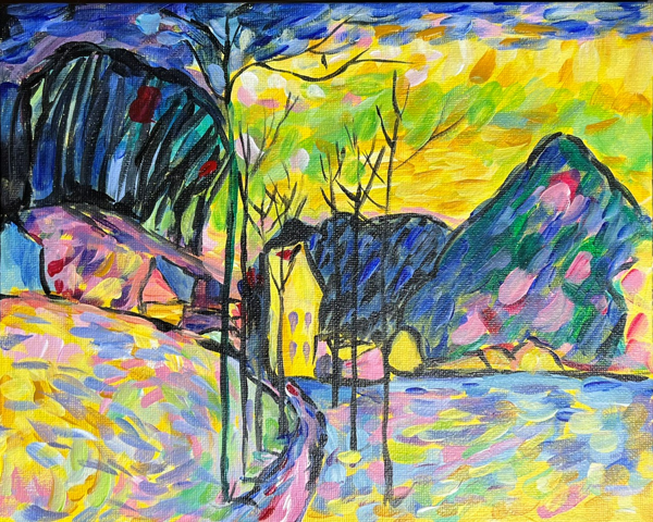 Picture for Paint Like Kandinsky: Winter Landscape