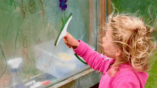 Image for Saturdays with ECFE:  New! Messy Art - Outdoors (Birth-five years old)