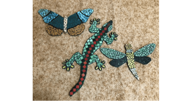 Picture for: Mosaic Butterfly, Dragonfly & Lizard