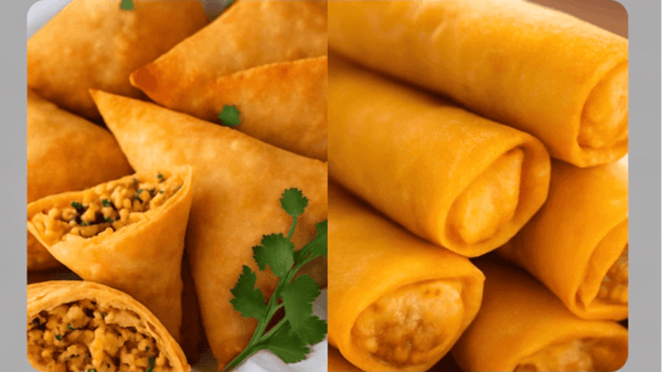 Picture for Homemade Eggrolls and Samosas