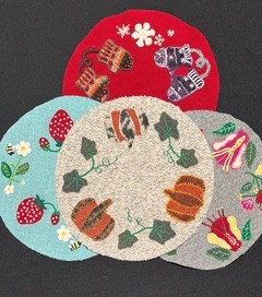 Course Wool Appliqué: Seasonal Table Mat image 2
