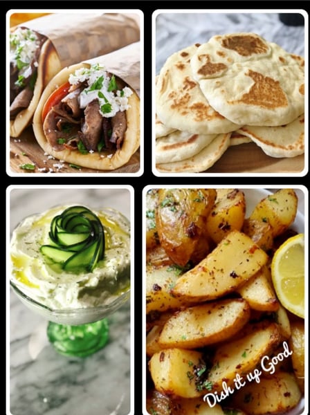 Picture for: Mediterranean Chicken Gyro Meal!