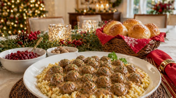 Picture for: Swedish Meatballs & Spaetzle (Homemade Egg Noodles): From Scratch Holiday Comfort Food