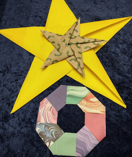 Picture for: ORIGAMI STAR & WREATH WORKSHOP (Ages 6 & Up)