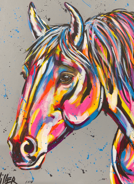 Picture for: PAINT A COLORFUL HORSE HEAD (Age 8 & Up)
