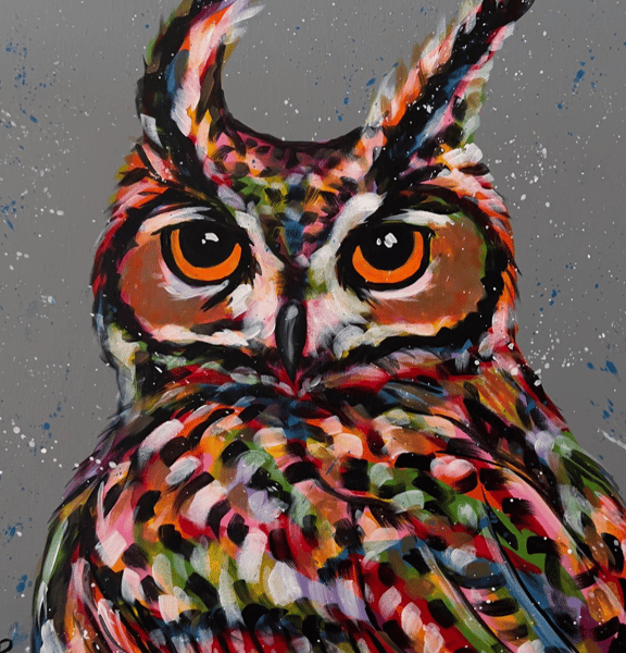 Picture for: PAINT A COLORFUL OWL (Ages 16 & Up)