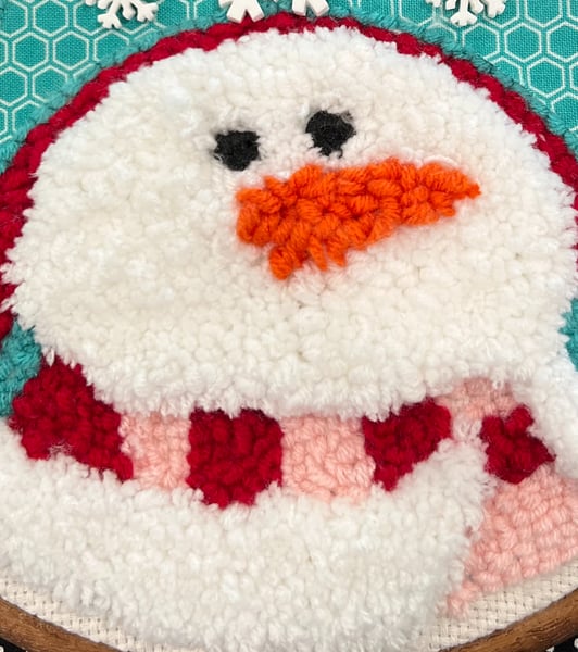 Picture for: Punch Needle Shivering Snowman