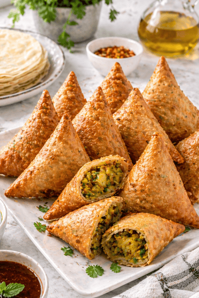 Picture for: NEW! Art of Samosas: Scratch-made Wrappers, Flavorful filling, & 3 Ways to Cook! Online via Zoom