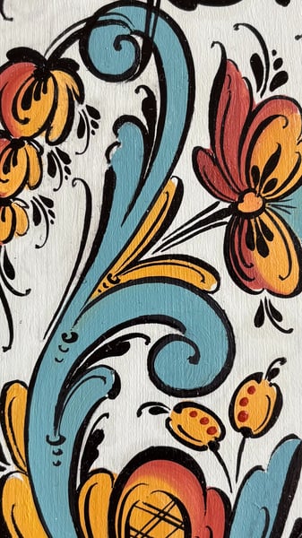 Image for NEW! Two Day Folk Art Workshop: Norwegian Telemark Rosemaling
