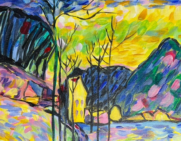 Picture for: Paint Like Kandinsky - Winter Landscape