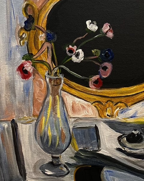 Picture for: Paint Like Matisse- Anemone and Mirror