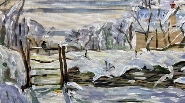 Picture for: Paint Like Monet- The Magpie