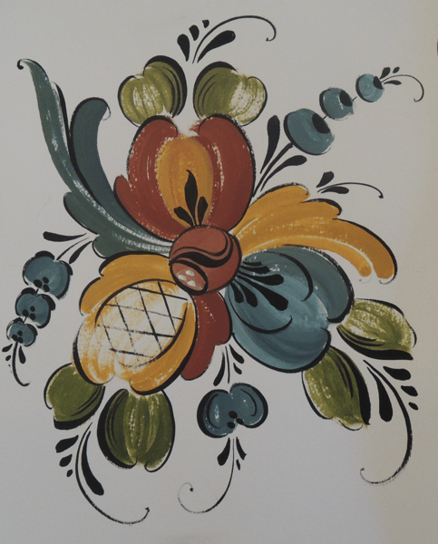 Image for Folk Art: Brush Strokes for Norwegian Rosemaling