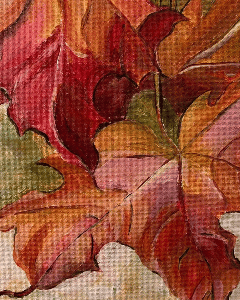 Picture for: Paint Like Georgia O'Keefe - Fall Maple Leaves